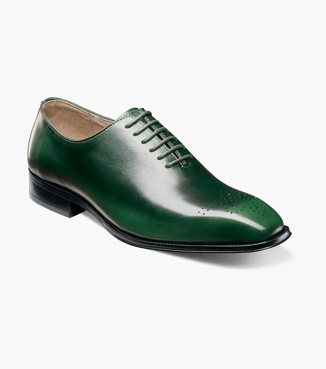 Stacy Adams HALLQUIST Plain Toe Oxford Green by Stacy Adams Shoes