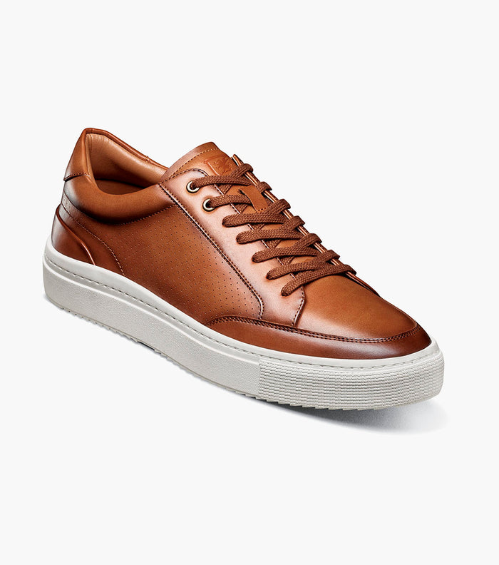 Stacy Adams DORIAN Lace To Toe Sneaker Cognac by Stacy Adams Shoes