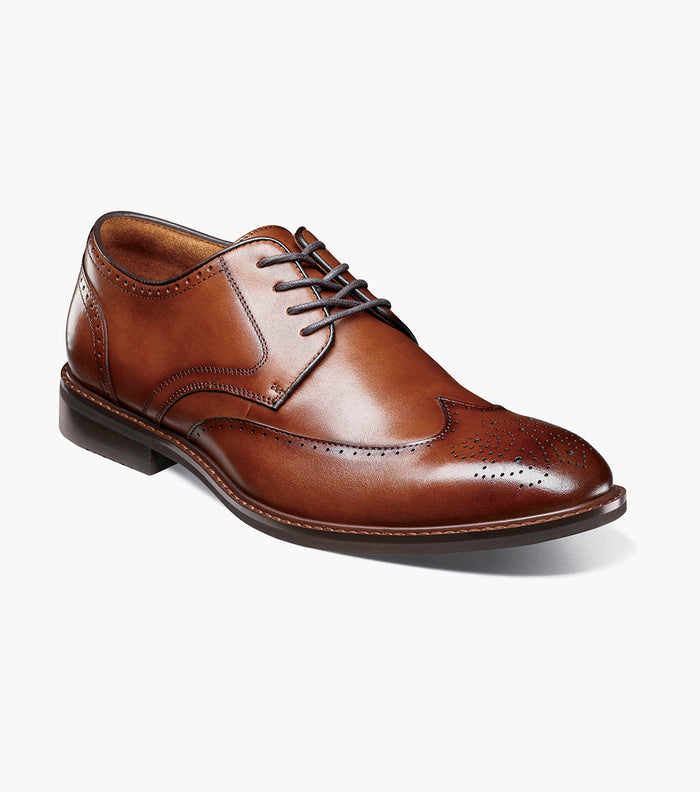 Stacy Adams BENNETT Wingtip Oxford Brandy by Stacy Adams Shoes