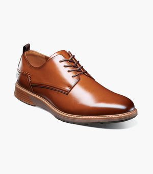 Stacy Adams PACER Plain Toe Oxford Cognac by Stacy Adams Shoes