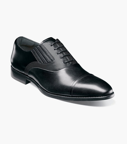 Stacy Adams LUCAS Cap Toe Oxford Black by Stacy Adams Shoes