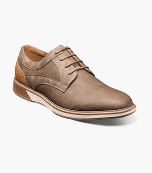 Stacy Adams PHINEAS Plain Toe Oxford Taupe by Stacy Adams Shoes