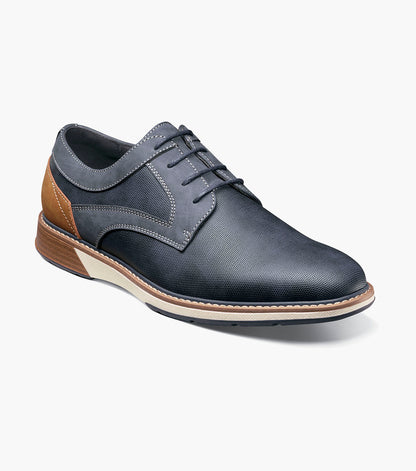 Stacy Adams PHINEAS Plain Toe Oxford Navy by Stacy Adams Shoes
