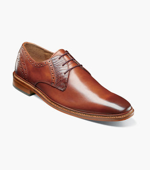 Stacy Adams GIORGETTI Plain Toe Oxford Cognac by Stacy Adams Shoes