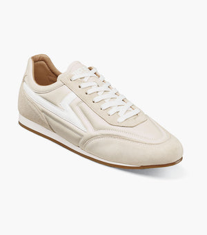 Stacy Adams ACTION 150 Sporty Lace Up Cream by Stacy Adams Shoes