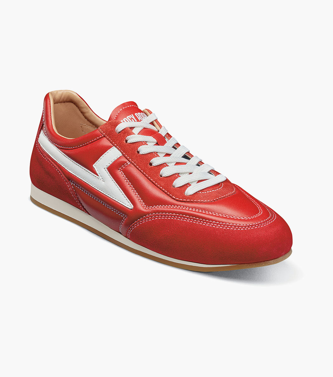 Stacy Adams ACTION 150 Sporty Lace Up Red by Stacy Adams Shoes