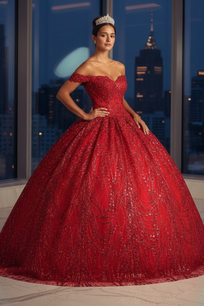 Plus Size Ball Gown in Black | Formal Quinceanera Dress by LK153