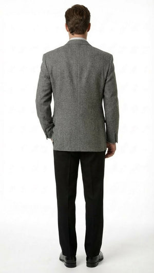 Men’s Dark Grey Blazer – Charcoal Grey Sport Coat Jacket