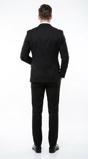 Men’s Black Men in Black Inspired Suit – Classic 2 Button Agent Style Formal Suit