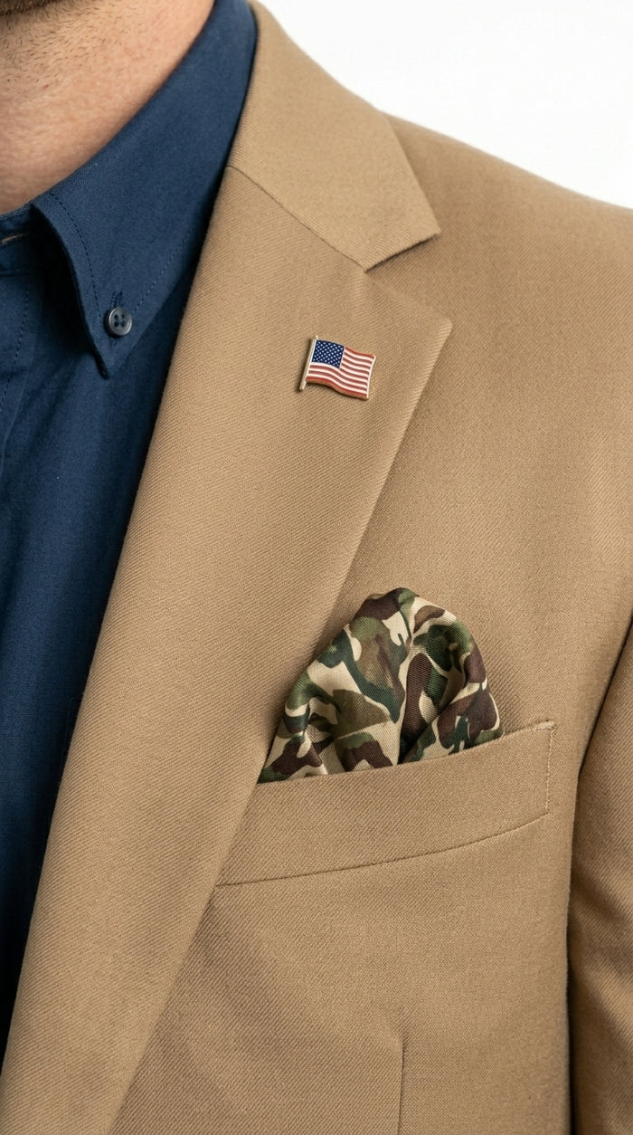 Mens Khaki Camel Bronze Taupe Blazer, Classic Business Casual Wedding Sport Coat Jacket in Tan Color