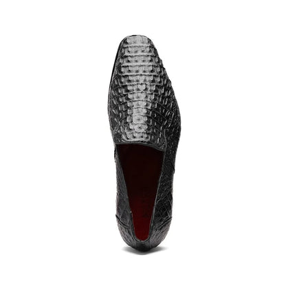 Marco Di Milano Trento Black Genuine Caiman Crocodile Slip-On - view 2
