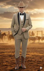 men-s-western-cowboy-suit-3-piece-tan-tuxedo-with-black-lapel-beige-vest-pants