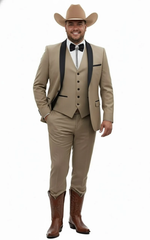 men-s-western-cowboy-suit-3-piece-tan-tuxedo-with-black-lapel-beige-vest-pants