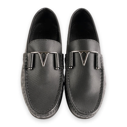 P0215-3218 Lizard V buckle- Black