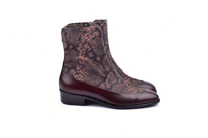 C203-3273- Python Brown Beige