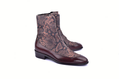 C203-3273- Python Brown Beige