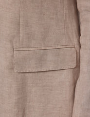 Mens Linen Suit For Beach Wedding - Summer  Suit in Cream - Men's Tuxedo USA