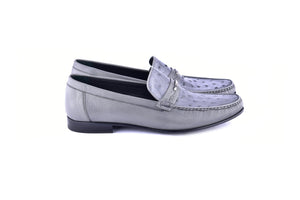 C0014051-3898Ost- Genuine Ostrich- Grey
