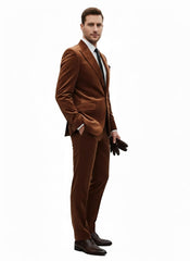 mens-brown-velvet-2-piece-suit-luxury-slim-fit-formal-blazer-and-pants-set-in-rust-copper-color