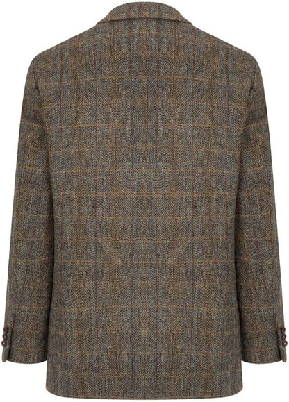 Walker and Hawkes Harris Tweed Blakemore Blazer for Men - Hand-Woven Wool Tweed Jacket with Polyester Lining, Regular Fit