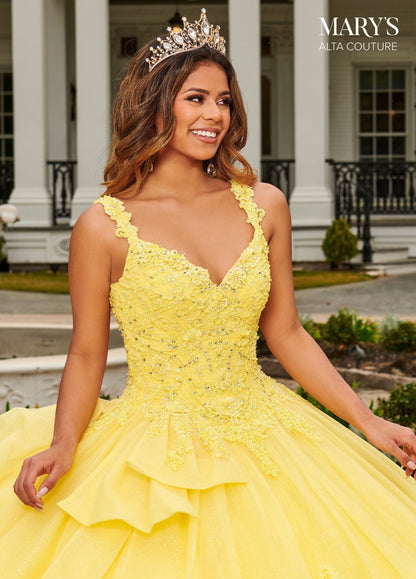 Alta Couture MQ3092 3D Floral Quinceanera Dress