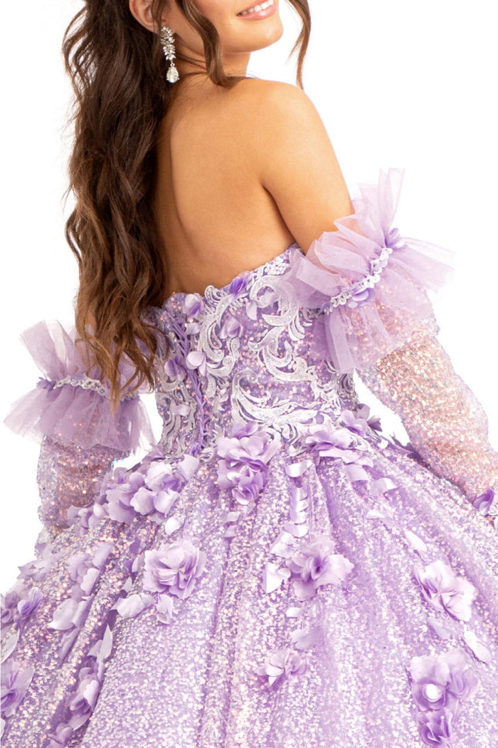 3D Floral Sweetheart Gown by Elizabeth KGL1986