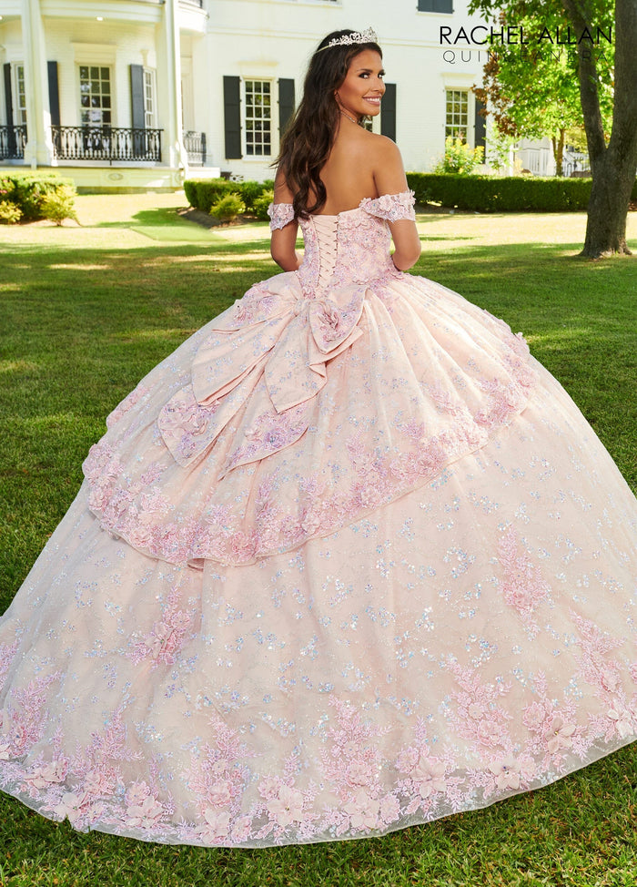 Rachel Allan RQ3100 3D Floral Sweetheart Quinceanera Dress
