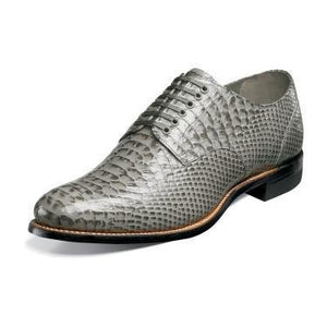 Mens Gray Snake Motif Shoes 00055-020