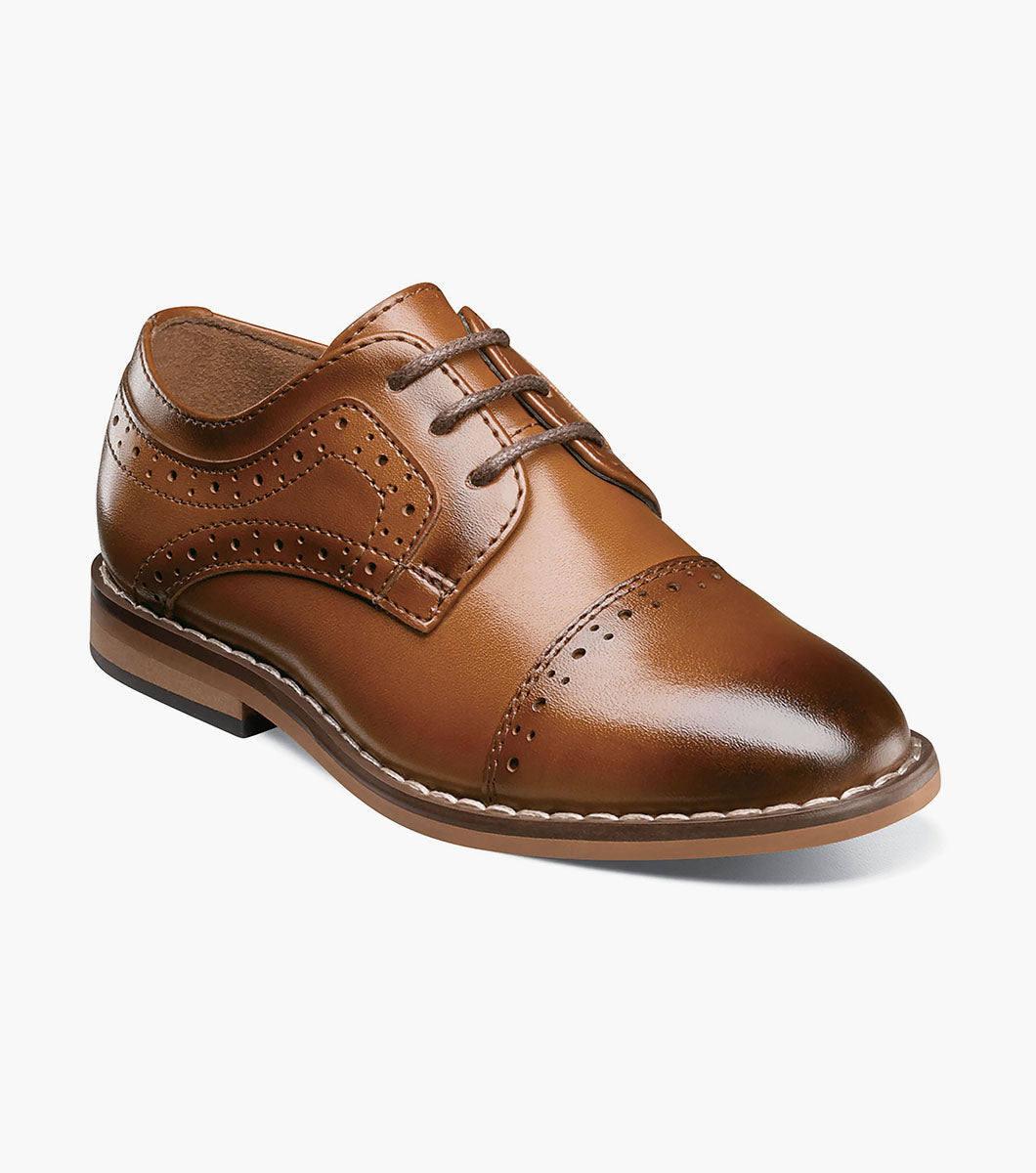 Stacy Adams INFANTS DICKINSON Cap Toe Oxford Cognac by Stacy Adams Shoes