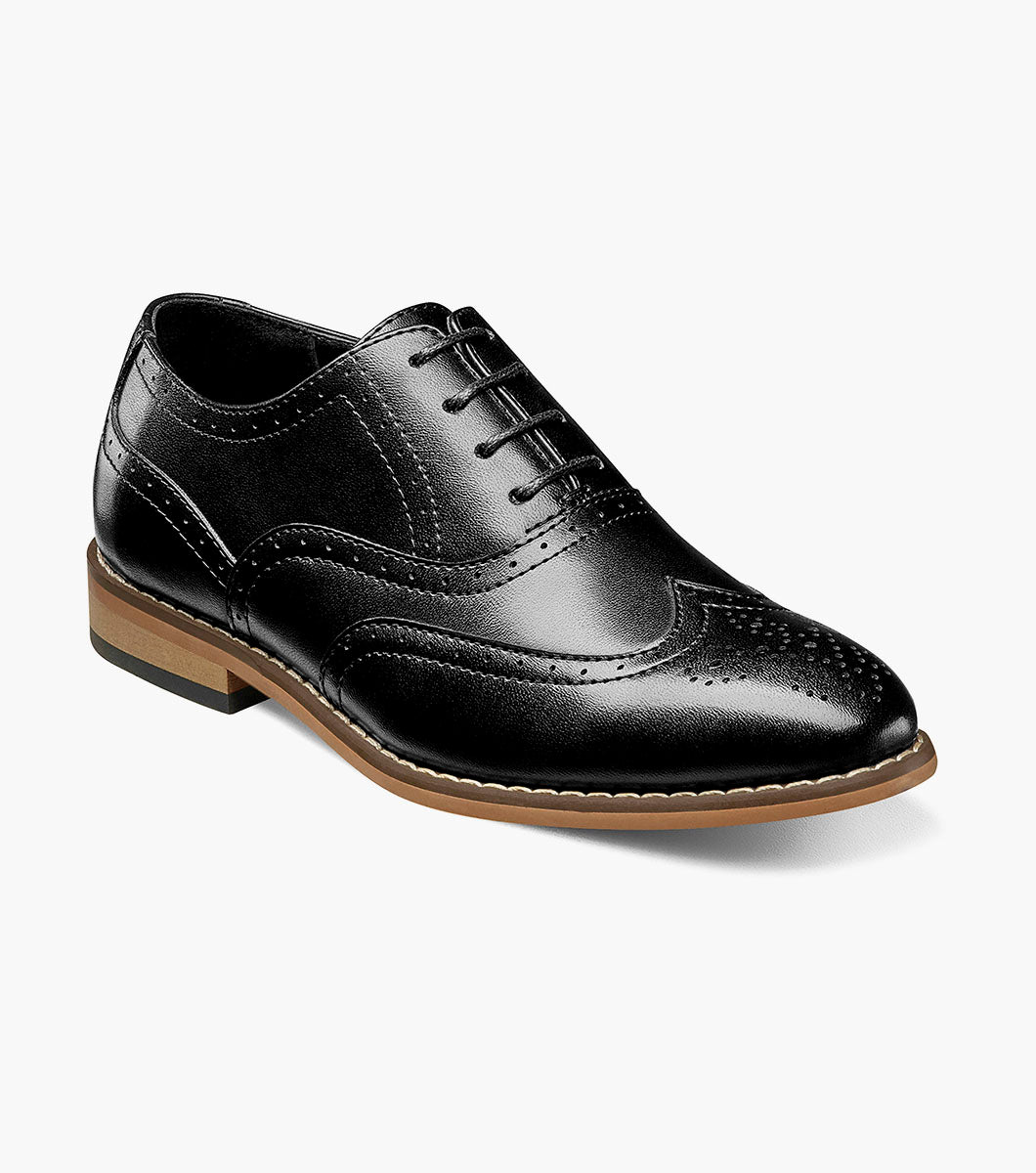 Stacy Adams Kids Dunbar Wingtip Oxford by Stacy Adams Shoes