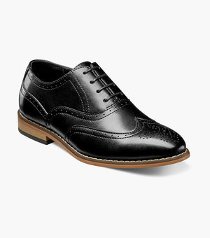 Stacy Adams Kids Dunbar Wingtip Oxford by Stacy Adams Shoes