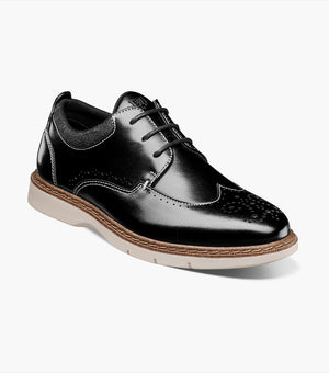 Stacy Adams Kids Synergy Wingtip Lace Up by Stacy Adams Shoes
