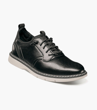 Stacy Adams Kids Sync Plain Toe Elastic Lace Up by Stacy Adams Shoes