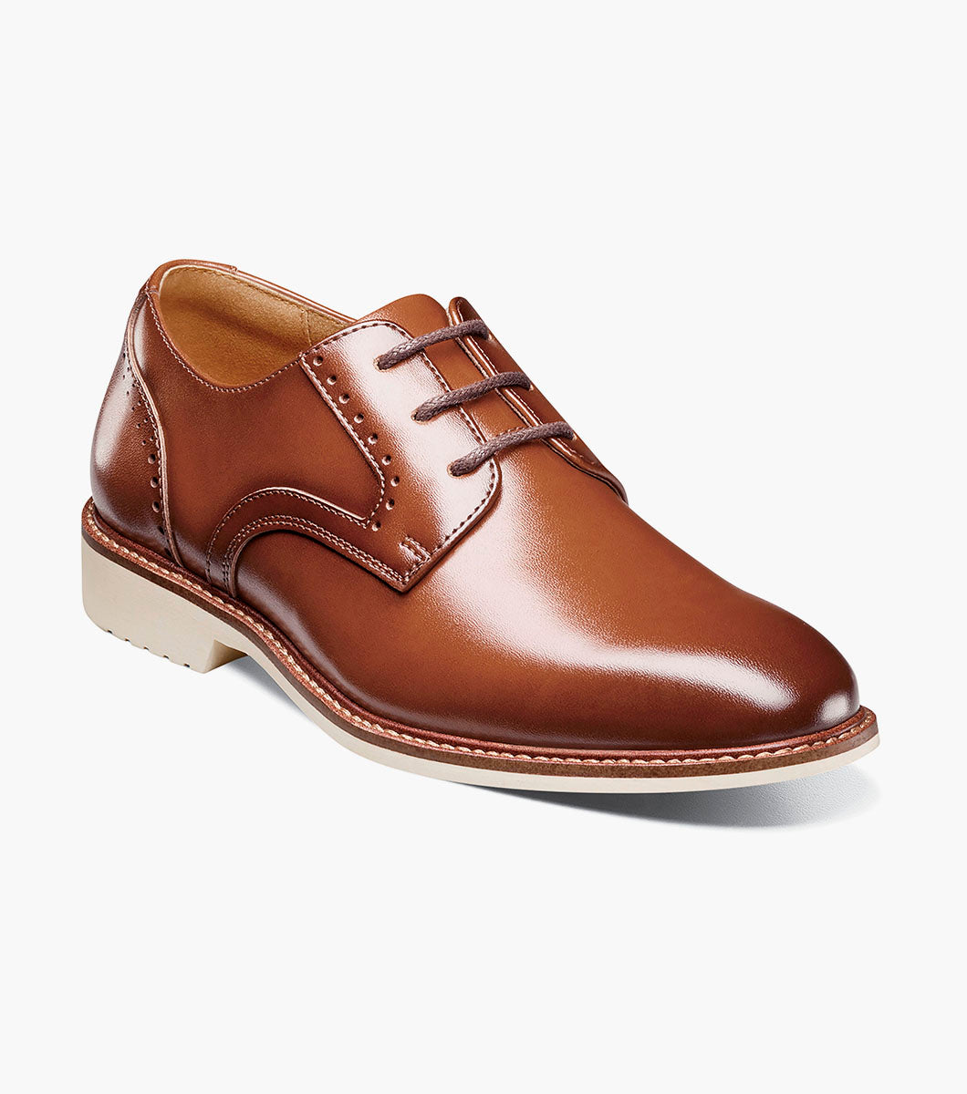 Stacy Adams KIDS WESCOTT Plain Toe Oxford Cognac by Stacy Adams Shoes
