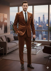 mens-brown-velvet-2-piece-suit-luxury-slim-fit-formal-blazer-and-pants-set-in-rust-copper-color