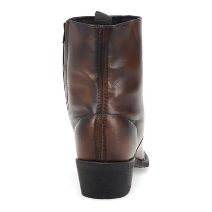 Laredo Men's Fletcher Leather Round Toe Boots with Zipper - Tan