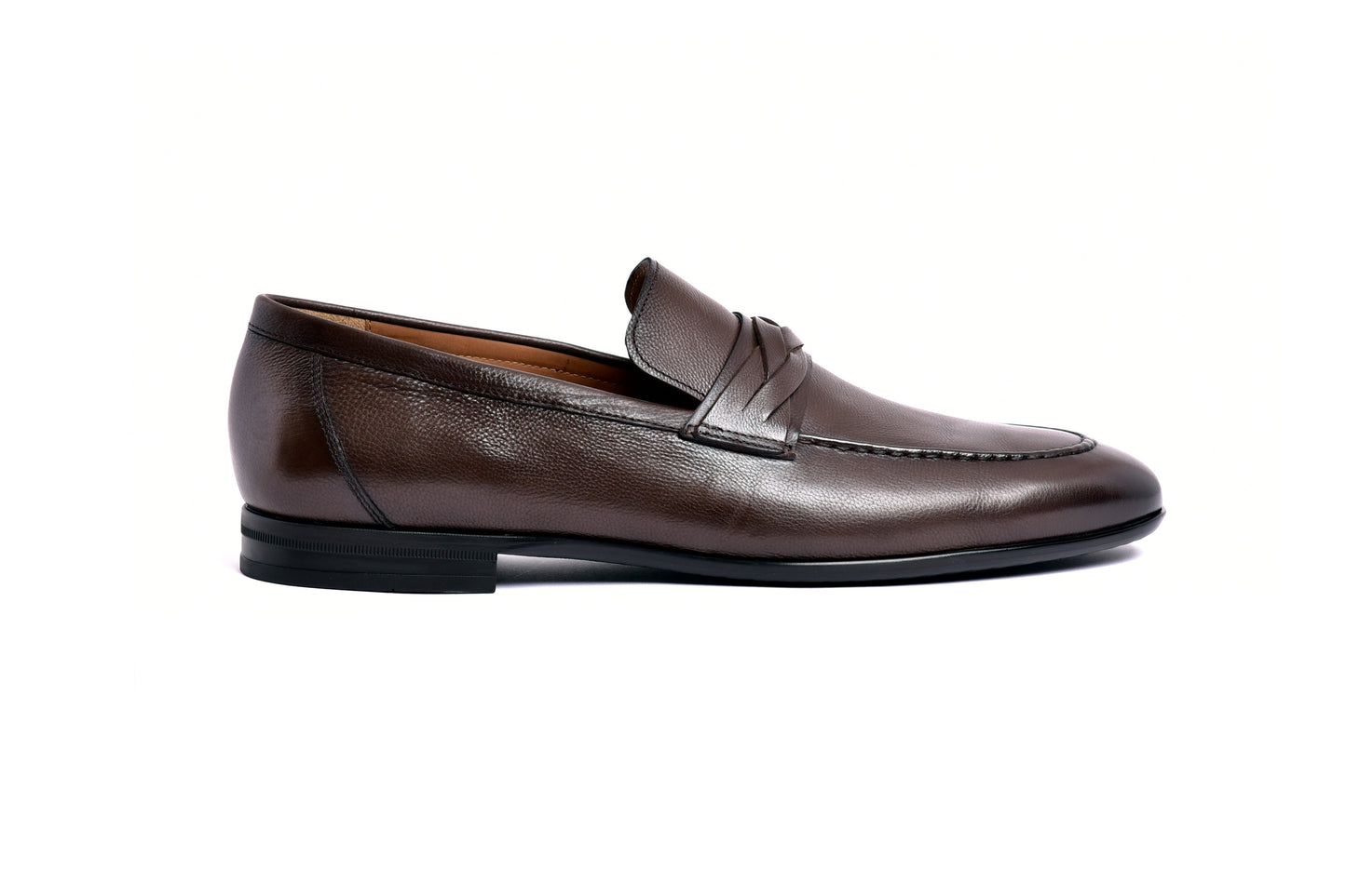 C161-5532 Deer skin Loafer- Brown