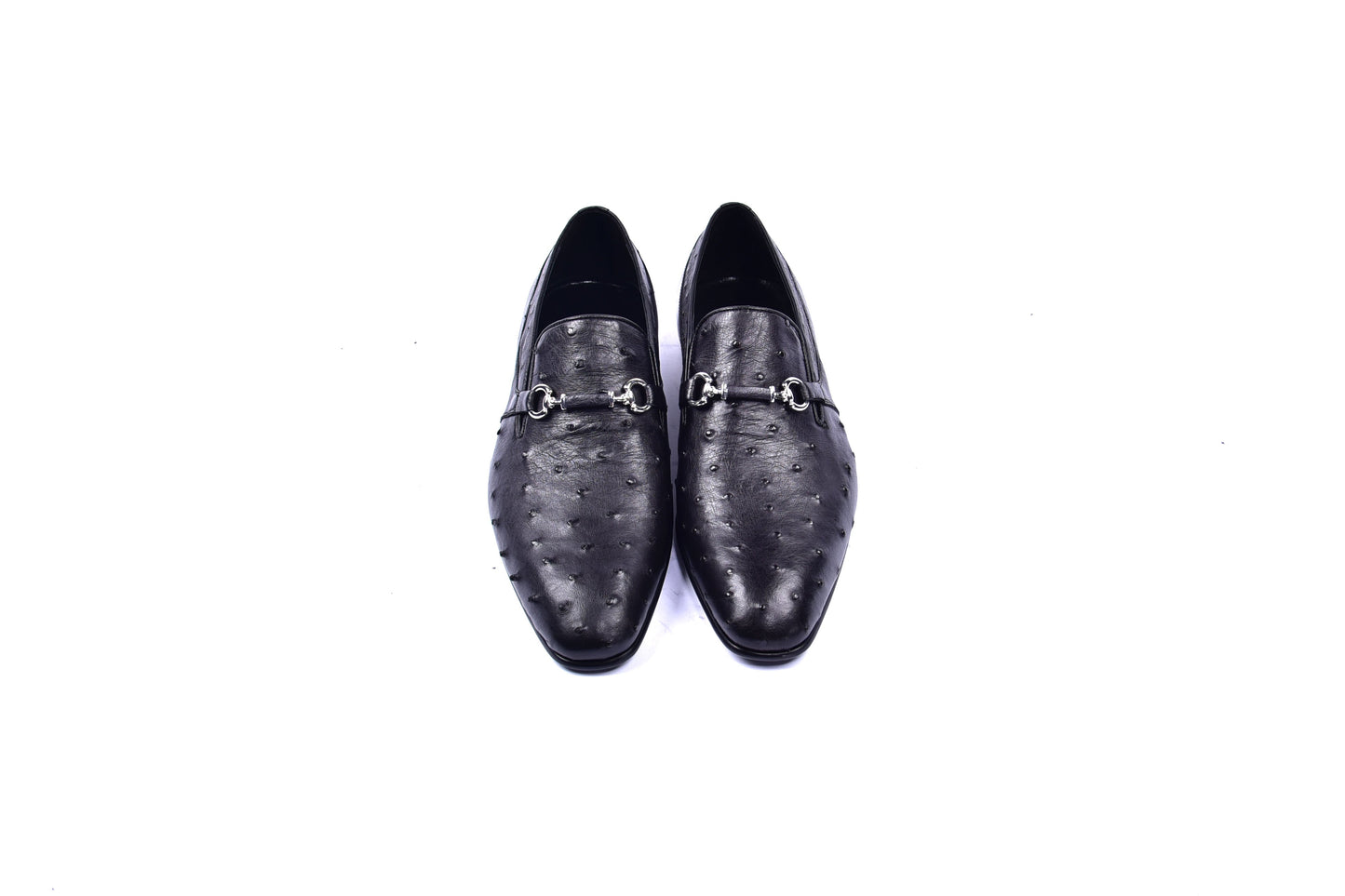 C0225-5776 Genuine Ostrich- Black