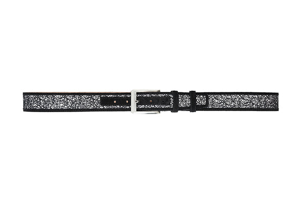 CBelt -5829- Design Leather Belt - Black