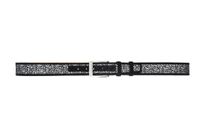 CBelt -5829- Design Leather Belt - Black