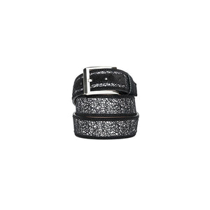 CBelt -5829- Design Leather Belt - Black