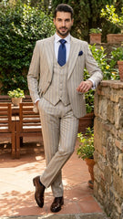mens-beige-with-blue-pinstripe-three-piece-suit-with-vest-by-rossiman-vested-peak-lapel-in-tan-stripe-1920s-style