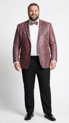 men-s-burgundy-and-black-snakeskin-print-blazer-alligator-crocodile-sport-jacket-exotic-skin
