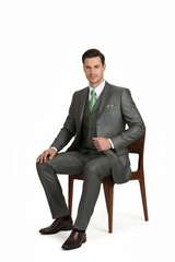 men-s-olive-green-3-piece-suit-classic-fit-with-vest-and-tie-pleated-pants-three-buttons