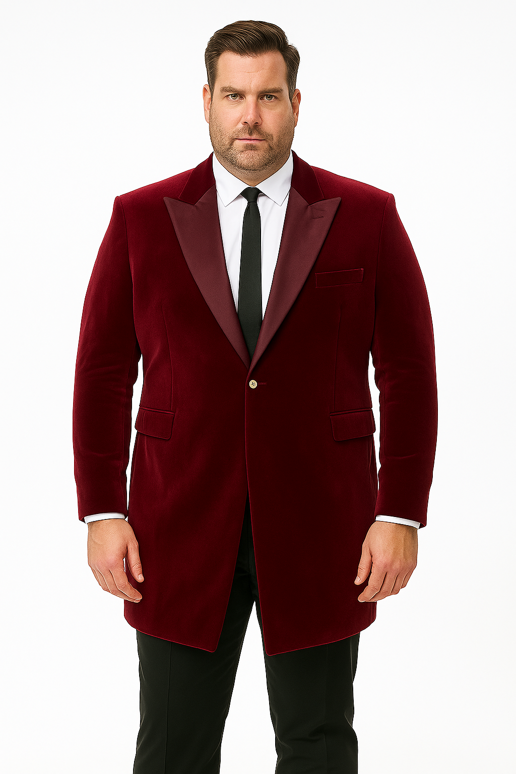 Mens Burgundy Tuxedo in  Velvet  Long Blazer  Victorian Cutaway Tuxedo Suit 1920s Gangster Style Long Jacket with Black Pants