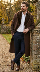men-s-brown-long-overcoat-with-faux-fur-collar-classic-winter-formal-coat-three-quarter-carcoat-wool-and-cashmere-fabric