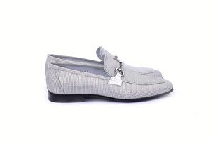 C02021-6091 Laser Designed Leather-White