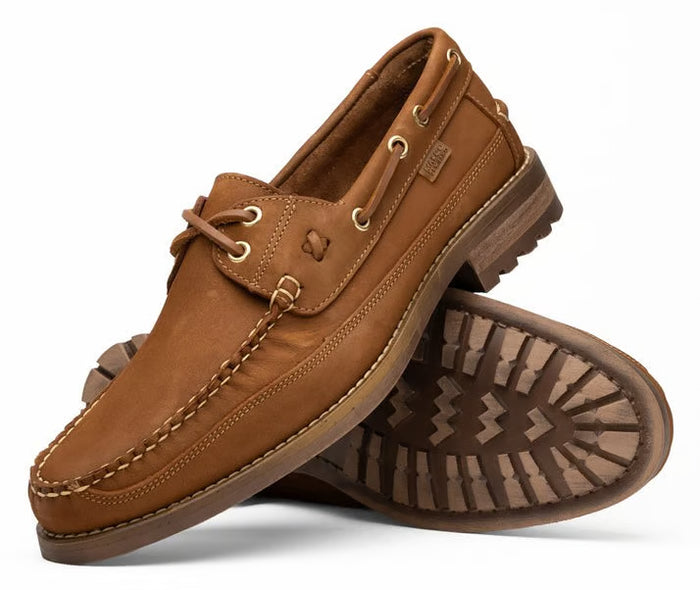 Marco Di Milano Amalfi Bronze Premium Calf Leather Boat Shoes - view 1
