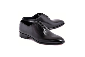 C0001110-6292OXF- Plain toe lace up-Black