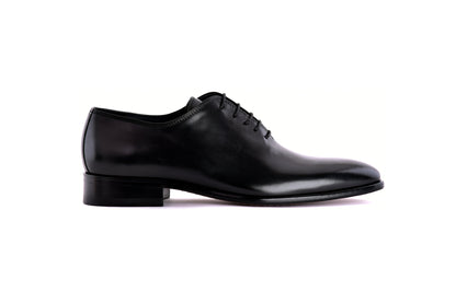 C0001110-6292OXF- Plain toe lace up-Black